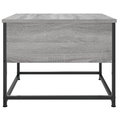 vidaXL Mesa de centro madera contrachapada gris Sonoma 51x51x40 cm