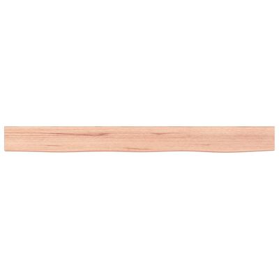 vidaXL Estante de pared madera roble tratada marrón claro 100x10x4 cm