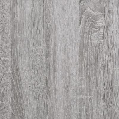 vidaXL Aparador alto madera contrachapada gris sonoma 69,5x34x180 cm