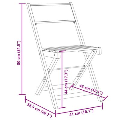 vidaXL Juego de bistro de 3 piezas tela y madera maciza taupe