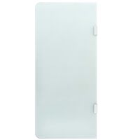 vidaXL Panel privacidad de urinario de pared vidrio templado 90x40 cm