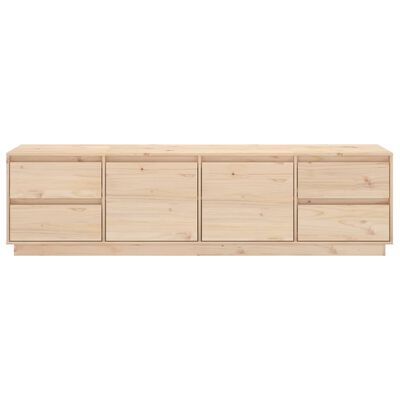 vidaXL Mueble de TV de madera maciza de pino 176x37x47,5 cm