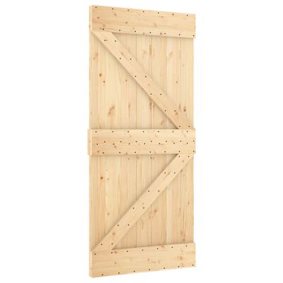 vidaXL Puerta NARVIK madera maciza pino 95x210 cm