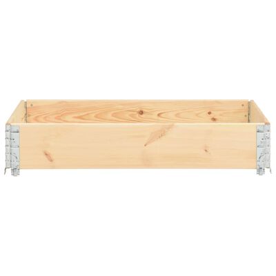 vidaXL Collar de caja de pallet madera maciza de pino 50x100 cm