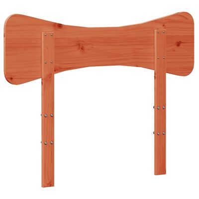 vidaXL Cabecero de cama madera maciza de pino marrón cera 75 cm