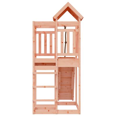 vidaXL Casita infantil con pared de escalada madera abeto Douglas