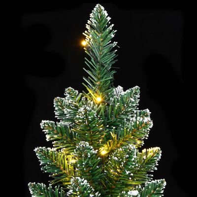 vidaXL Árbol de Navidad artificial estrecho 150 LEDs 120 cm