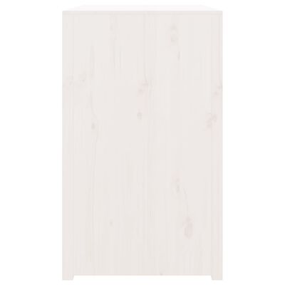 vidaXL Mueble de cocina exterior madera maciza pino blanco 106x55x92cm