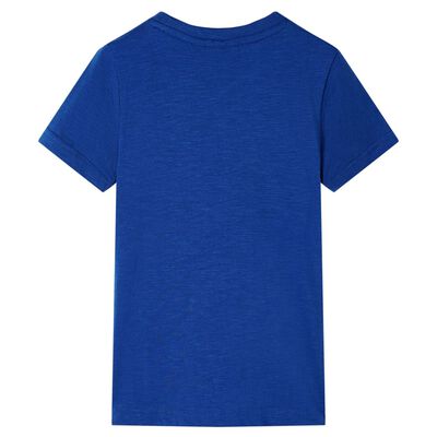 Camiseta infantil azul oscuro 104