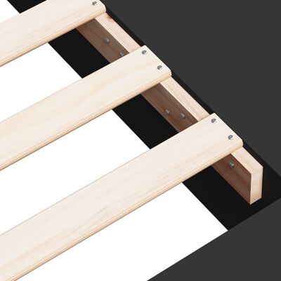 vidaXL Estructura de cama madera de ingeniería negra 75x190 cm