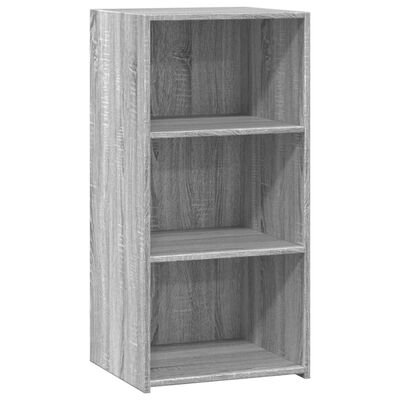 vidaXL Aparador de madera de ingeniería gris Sonoma 45x41x93 cm