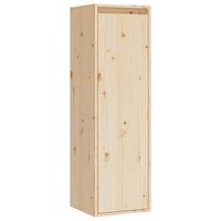 vidaXL Armario de pared de madera maciza de pino 30x30x100 cm