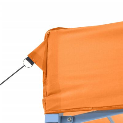 vidaXL Tienda de fiesta plegable Pop-Up naranja 580x292x315 cm