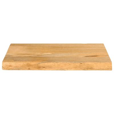 vidaXL Tablero de mesa borde natural madera maciza mango 50x30x2,5 cm