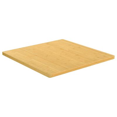 vidaXL Tablero de mesa de bambú 90x90x2,5 cm