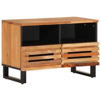 vidaXL Mueble de TV madera maciza de acacia 70x34x46 cm