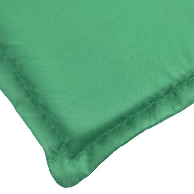 vidaXL Cojín de tumbona de tela Oxford verde 200x50x3 cm