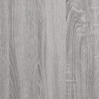 vidaXL Librería 5 estantes madera ingeniería gris Sonoma 80x30x154 cm