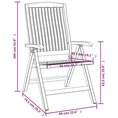 vidaXL Juego de comedor para jardín 5 piezas madera maciza de teca