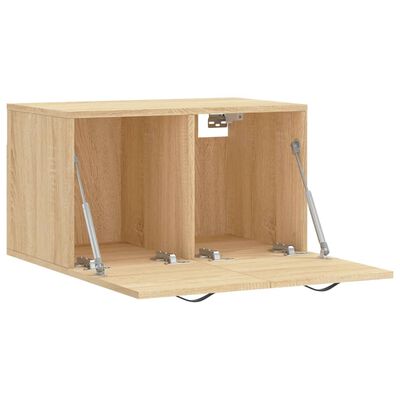 vidaXL Armario de pared madera ingeniería roble Sonoma 60x36,5x35 cm