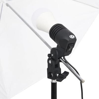vidaXL Kit de iluminación de estudio con trípode y softbox