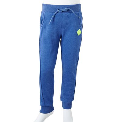 Pantalones de chándal infantiles azul mélange 104