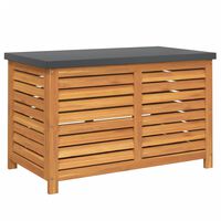 vidaXL Caja de almacenaje de jardín madera maciza acacia 60x50x55 cm