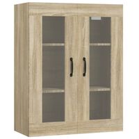 vidaXL Armario colgante de pared roble Sonoma 69,5x34x90 cm