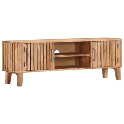 vidaXL Mueble para TV de madera maciza de acacia 130x30x45 cm