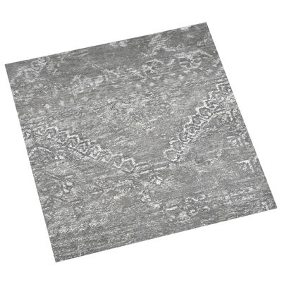 vidaXL Tarimas de suelo autoadhesiva 20 uds PVC gris cemento 1,86 m²