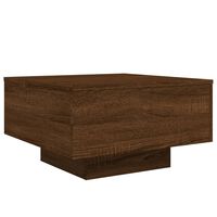 vidaXL Mesa de centro madera de ingeniería roble marrón 55x55x31 cm