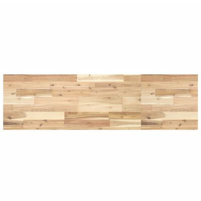 vidaXL Encimera tocador de baño madera acacia sin tratar 140x40x4 cm