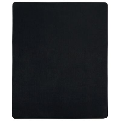 vidaXL Sábanas bajeras jersey 2 uds algodón negro 90x200 cm