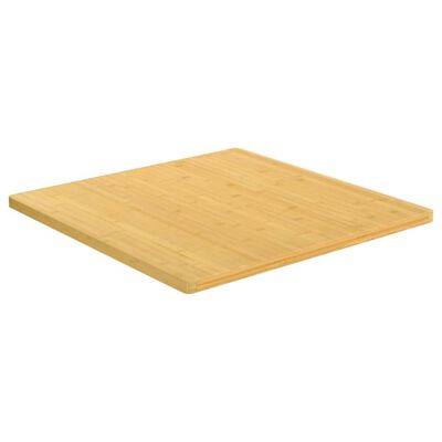 vidaXL Tablero de mesa de bambú 70x70x2,5 cm