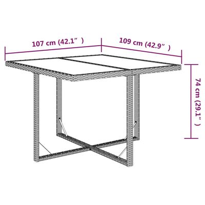 vidaXL Set comedor de jardín 5 pzas con cojines ratán sintético negro