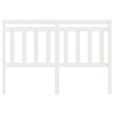 vidaXL Cabecero de cama madera maciza de pino blanco 140x4x100 cm