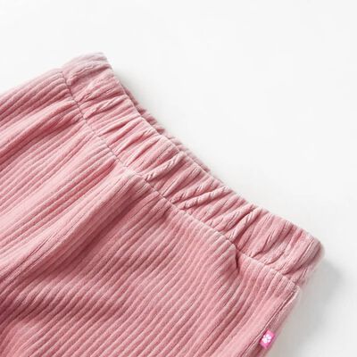 Pantalón infantil pana rosa claro 104