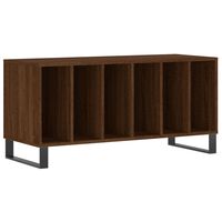 vidaXL Mueble discos madera contrachapada roble marrón 100x38x48 cm