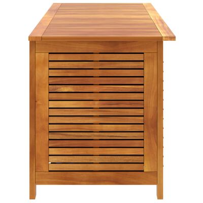 vidaXL Caja de almacenaje de jardín madera maciza acacia 150x50x56 cm