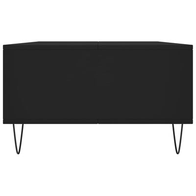 vidaXL Mesa de centro madera de ingeniería negro 104x60x35 cm