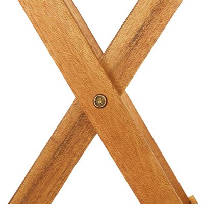 vidaXL Comedor de jardín plegable 3 piezas madera maciza de acacia