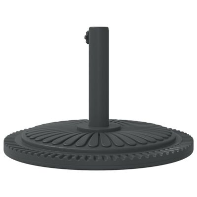 vidaXL Base de sombrilla semicircular para palos de Ø38/48 mm 12 kg