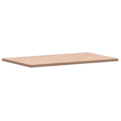 vidaXL Encimera de baño madera maciza de haya 100x60x2,5 cm