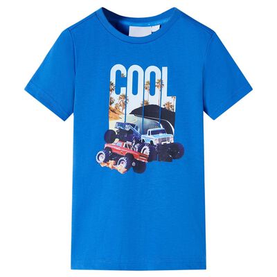 Camiseta infantil azul 92