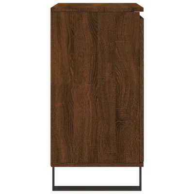 vidaXL Aparador madera contrachapada marrón roble 60x35x70 cm