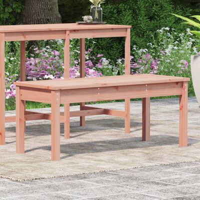 vidaXL Banco de jardín madera maciza abeto de Douglas 109x44x45 cm