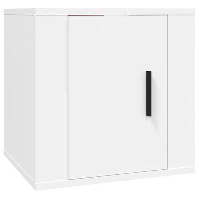 vidaXL Mueble para TV de pared blanco 40x34,5x40 cm