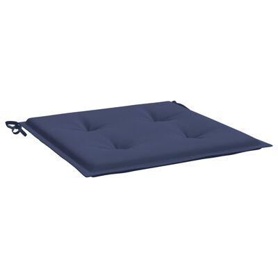 vidaXL Cojines para muebles palets 6 uds tela azul marino 50x50x3 cm