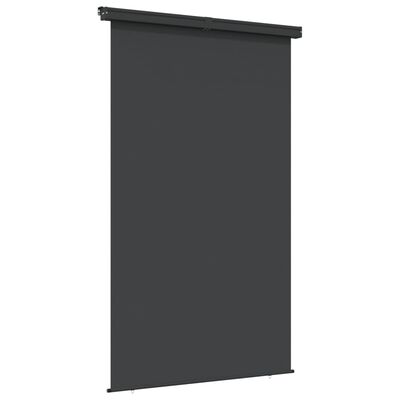 vidaXL Toldo lateral de balcón negro 145x250 cm