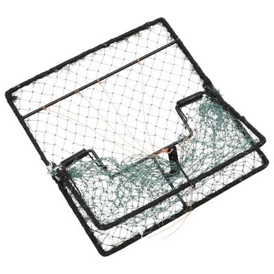 vidaXL Trampa para pájaros acero verde 34x32 cm